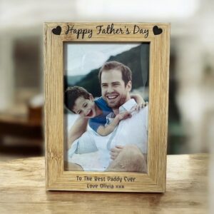 Personalised 6x4" Father's Day Photo Frame