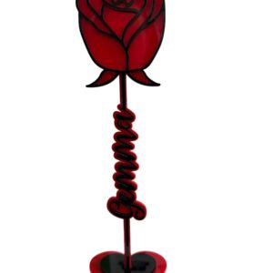 Personalised Acrylic Rose Decoration
