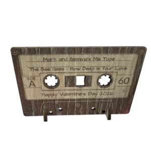 Personalised Valentine's or Anniversary Retro Cassette Mix Tape